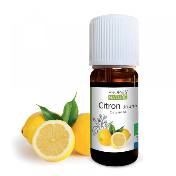 huile essentielle de citron bio